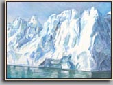 GLACIER, SVALBARD #1   2006   oil/canvas   18"x24"